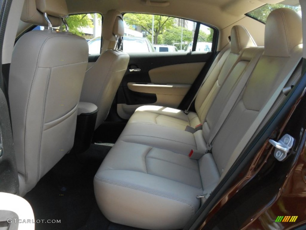 2012 200 Limited Sedan - Deep Auburn Pearl / Black/Light Frost photo #8