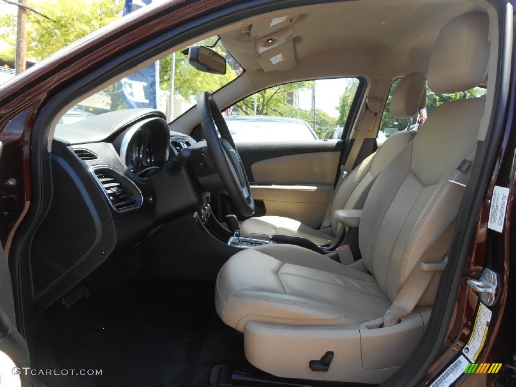 2012 200 Limited Sedan - Deep Auburn Pearl / Black/Light Frost photo #14