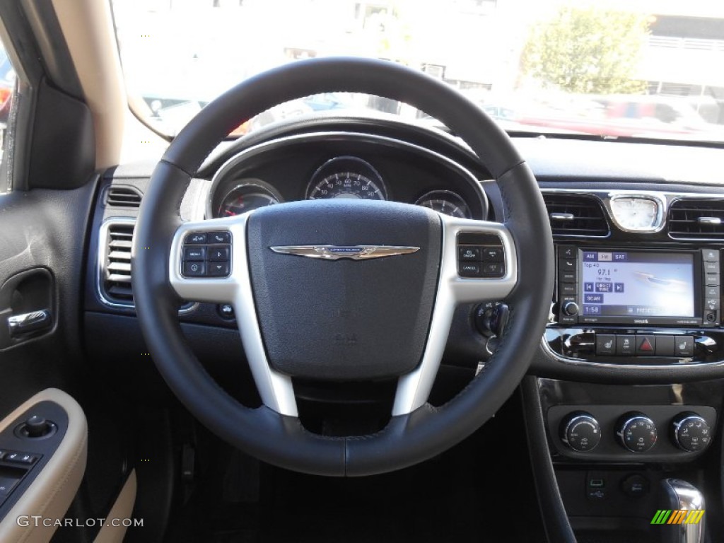 2012 200 Limited Sedan - Deep Auburn Pearl / Black/Light Frost photo #16