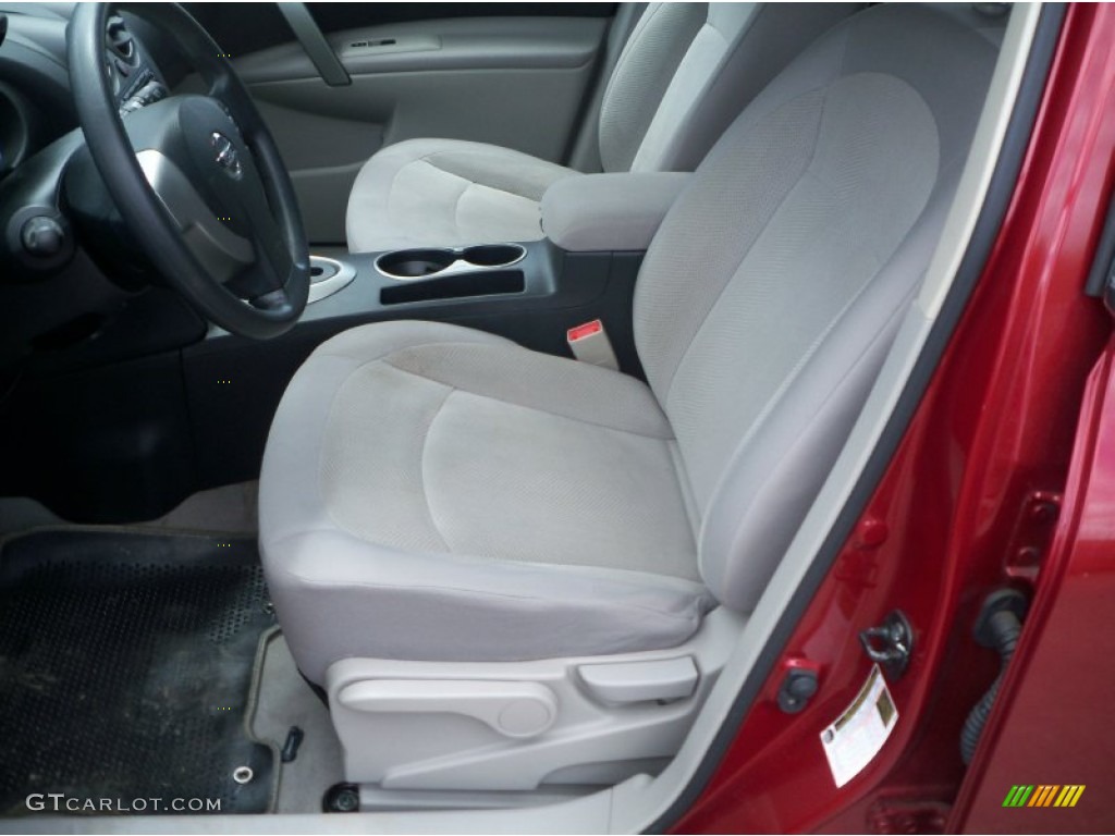 2011 Rogue S AWD - Cayenne Red / Black photo #24