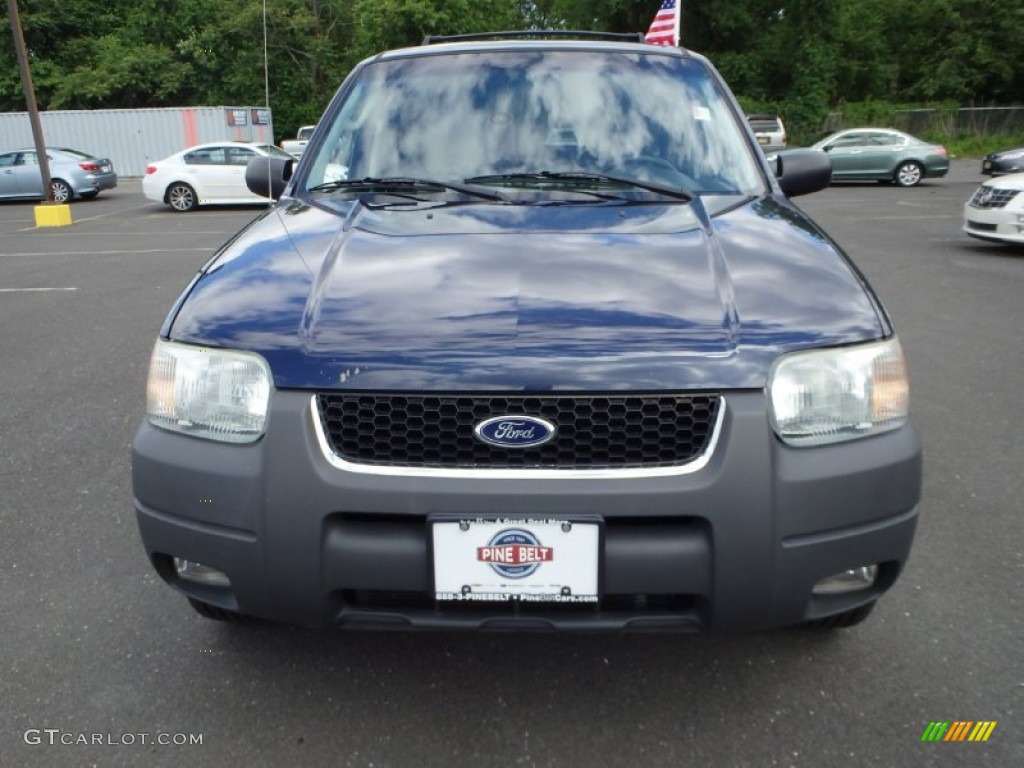 2004 Escape XLT V6 - True Blue Metallic / Medium/Dark Flint photo #2