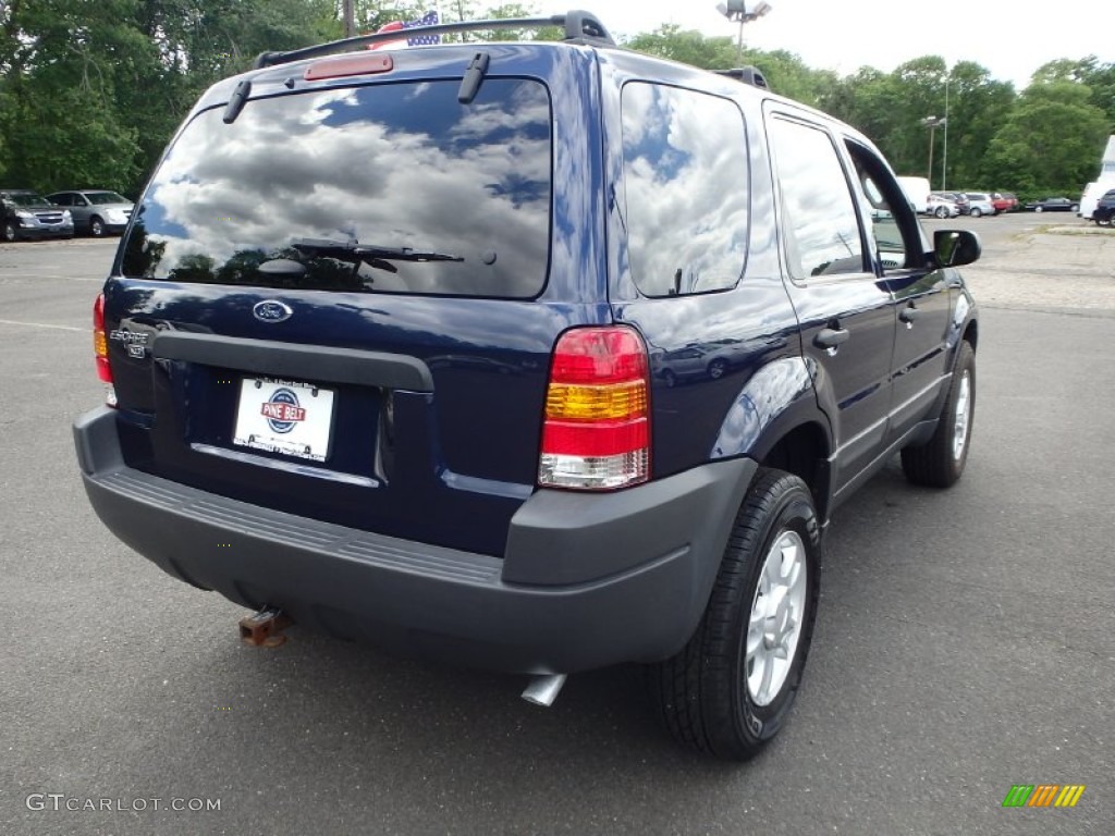2004 Escape XLT V6 - True Blue Metallic / Medium/Dark Flint photo #5