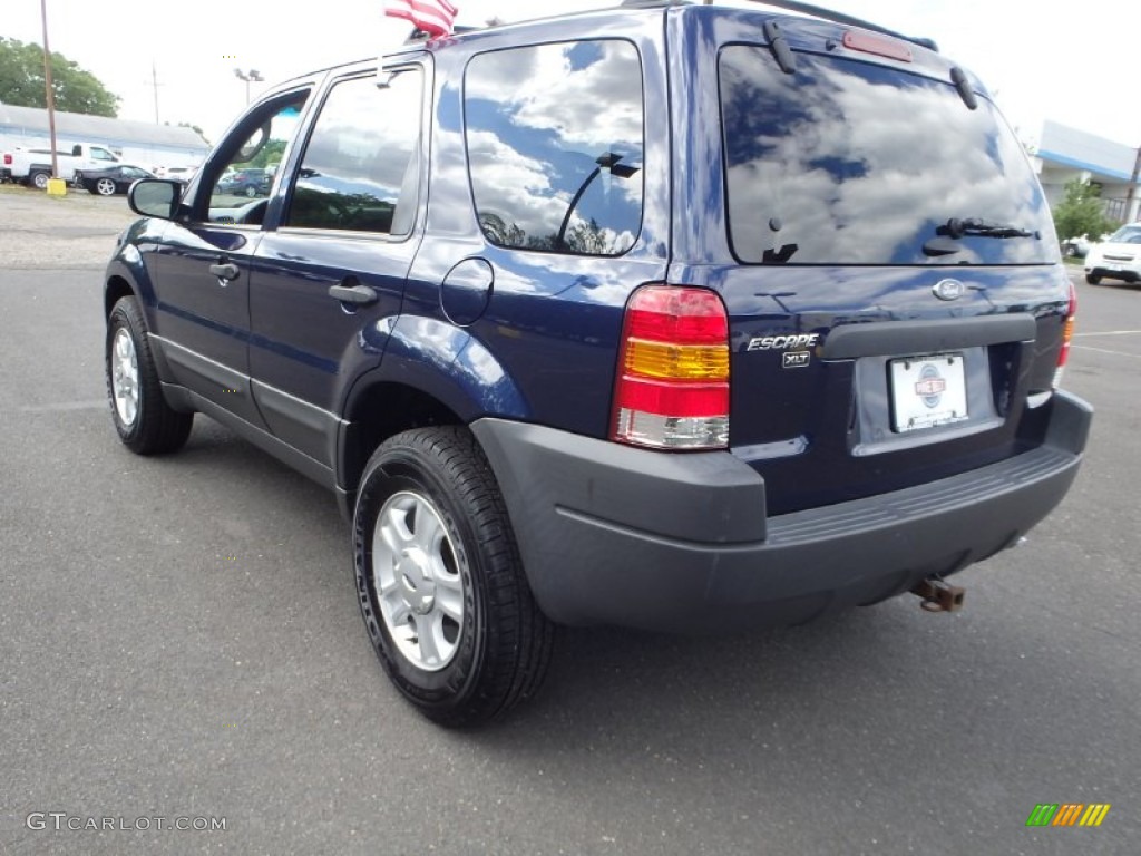 2004 Escape XLT V6 - True Blue Metallic / Medium/Dark Flint photo #7