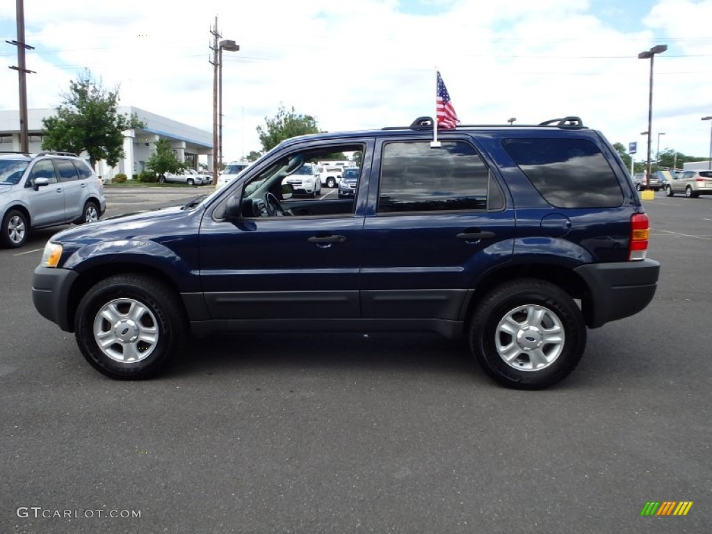 2004 Escape XLT V6 - True Blue Metallic / Medium/Dark Flint photo #8