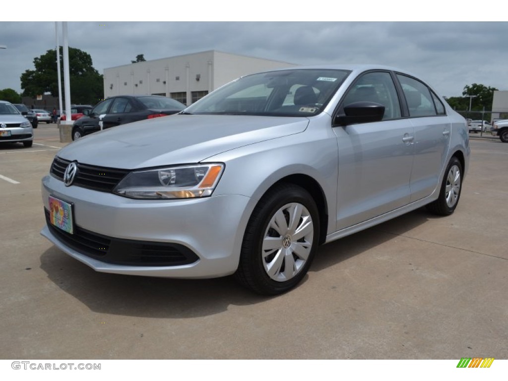 2014 Jetta TDI Sedan - Reflex Silver Metallic / Titan Black photo #1