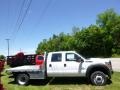 Oxford White 2015 Ford F550 Super Duty XL Crew Cab 4x4 Chassis