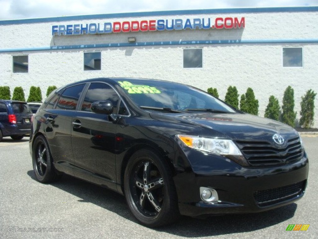 2010 Venza V6 AWD - Black / Ivory photo #1