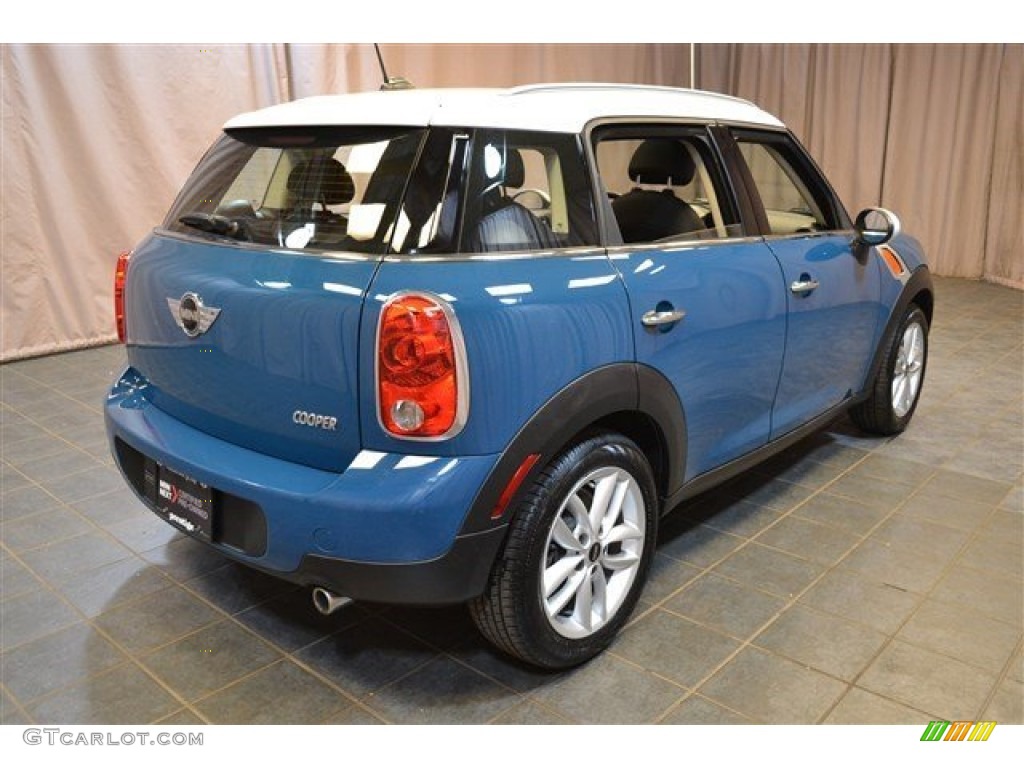 2012 Cooper Countryman - Surf Blue / Carbon Black photo #15