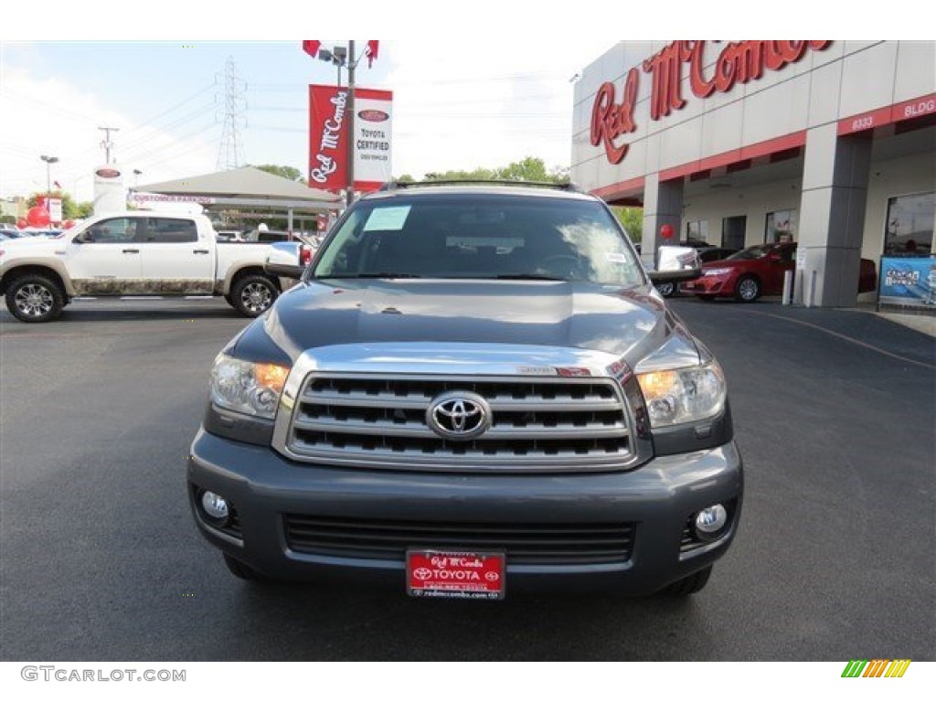 2008 Sequoia Limited 4WD - Nautical Blue Metallic / Sand Beige photo #2
