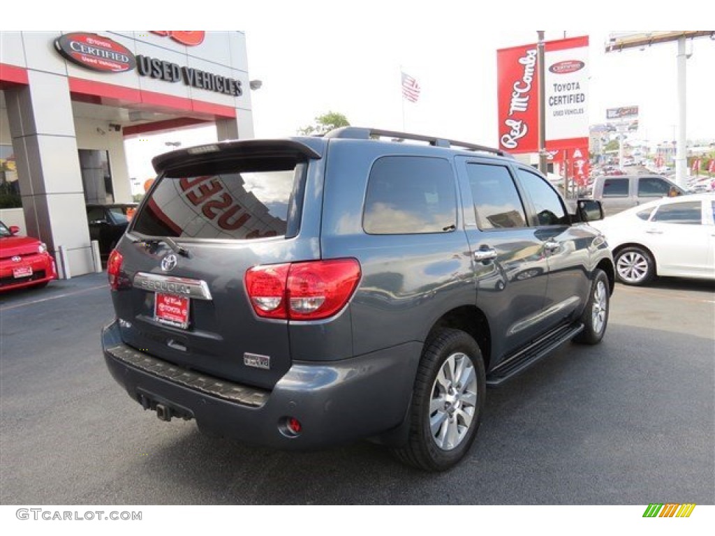 2008 Sequoia Limited 4WD - Nautical Blue Metallic / Sand Beige photo #7