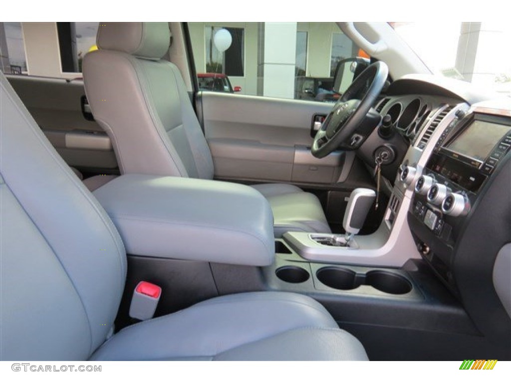 2008 Sequoia Limited 4WD - Nautical Blue Metallic / Sand Beige photo #14