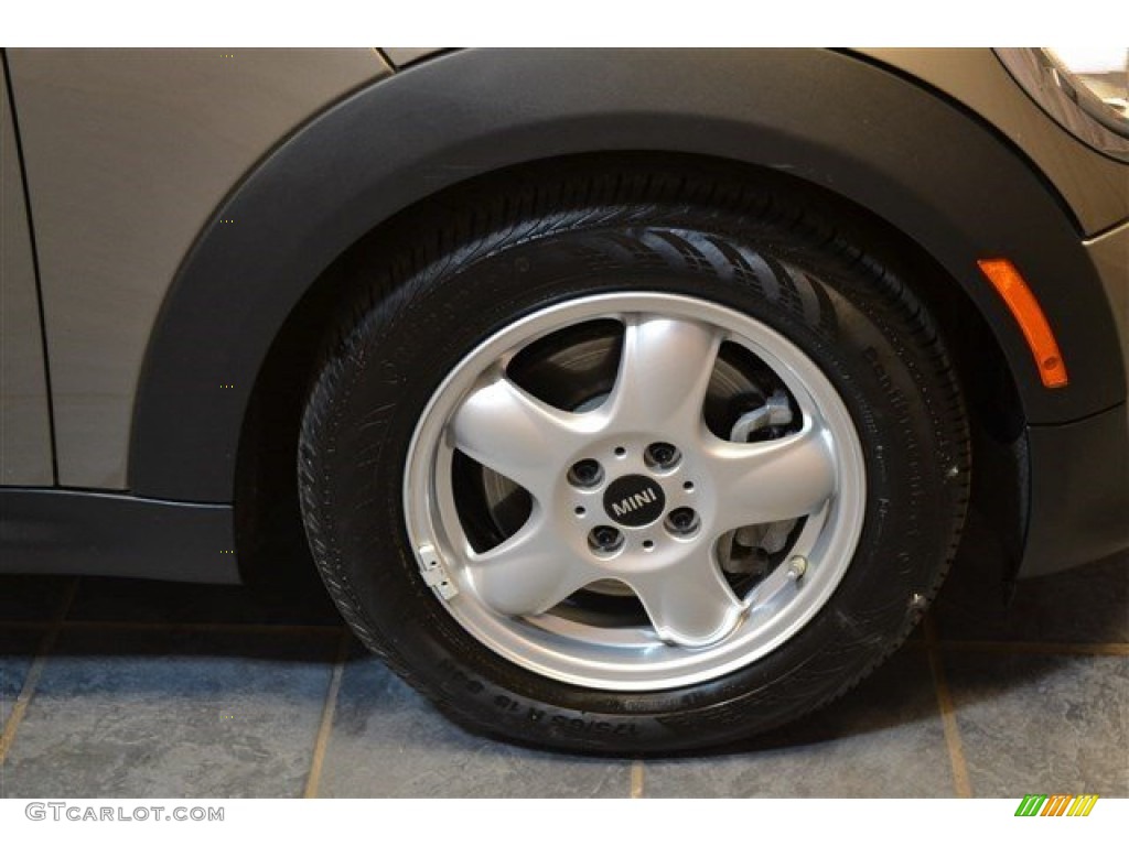 2011 Cooper Hardtop - Velvet Silver Metallic / Carbon Black photo #5