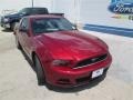 2014 Ruby Red Ford Mustang V6 Coupe  photo #2