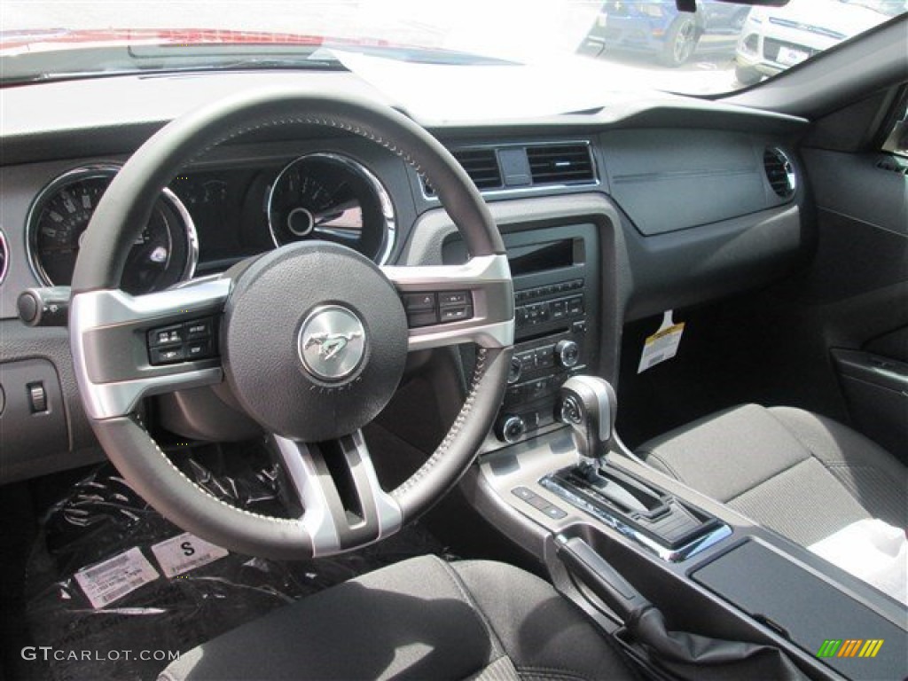 2014 Mustang V6 Coupe - Ruby Red / Charcoal Black photo #14