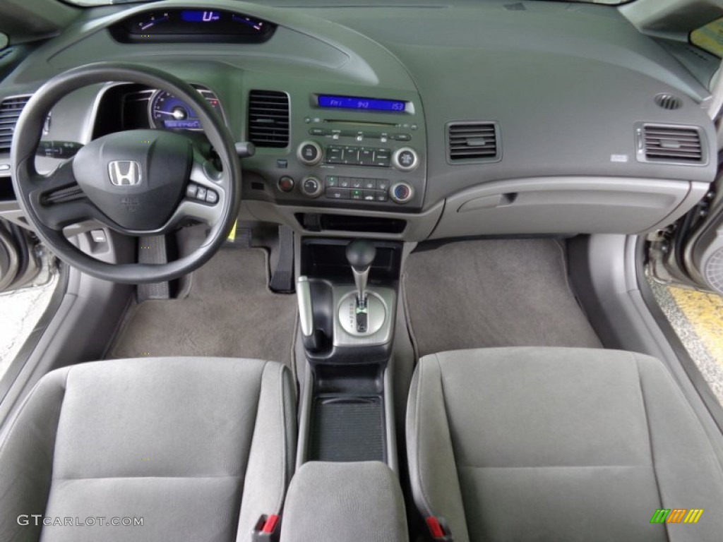 Gray Interior 2008 Honda Civic LX Sedan Photo #94265594