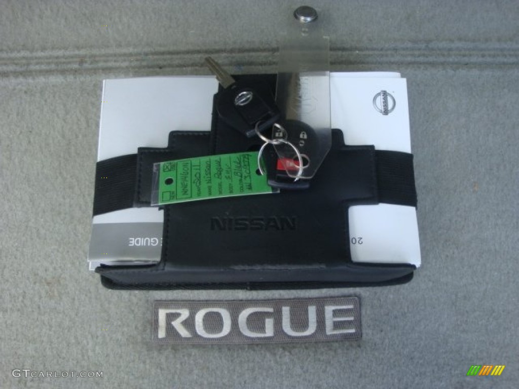 2011 Rogue S AWD - Indigo Blue Metallic / Black photo #22