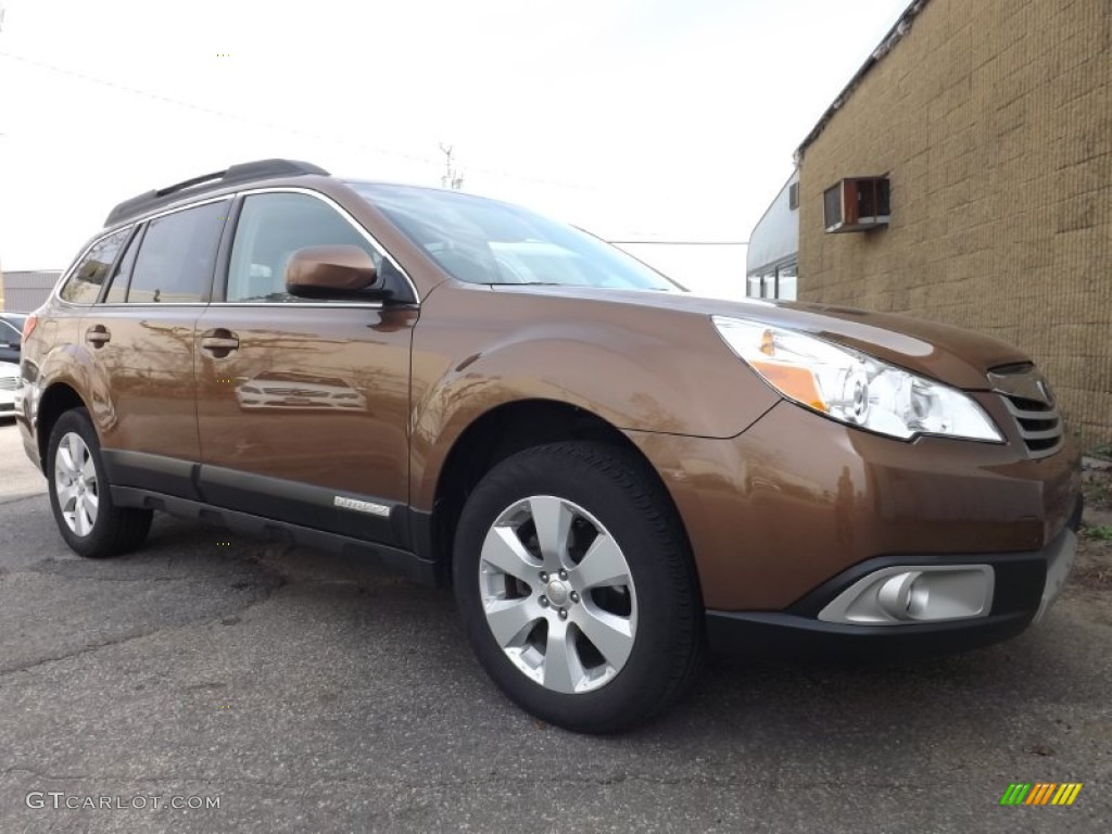 2011 Outback 2.5i Limited Wagon - Caramel Bronze Pearl / Warm Ivory photo #2