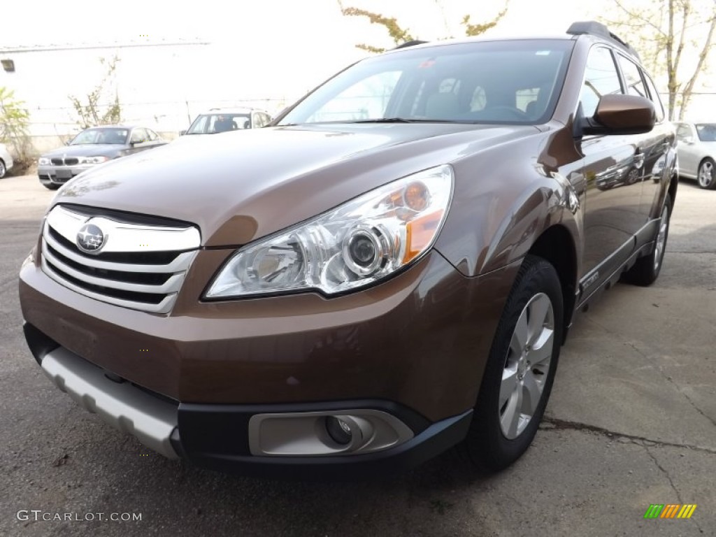 2011 Outback 2.5i Limited Wagon - Caramel Bronze Pearl / Warm Ivory photo #4