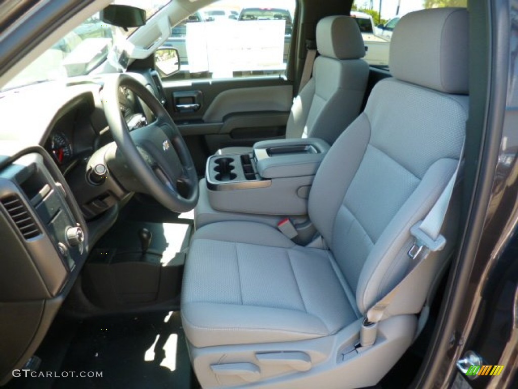 2014 Silverado 1500 WT Regular Cab 4x4 - Tungsten Metallic / Jet Black/Dark Ash photo #14