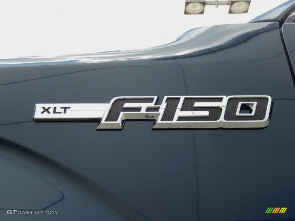 2014 F150 XLT SuperCrew 4x4 - Blue Jeans / Steel Grey photo #4