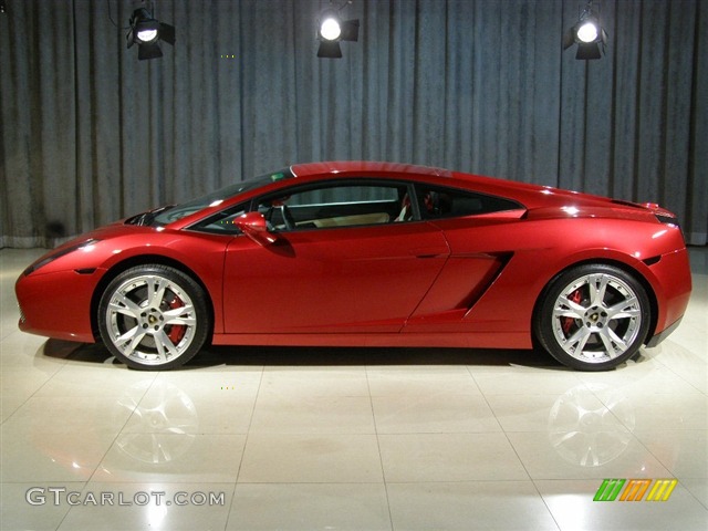 Rosso Leto 2006 Lamborghini Gallardo Coupe Exterior Photo #94269