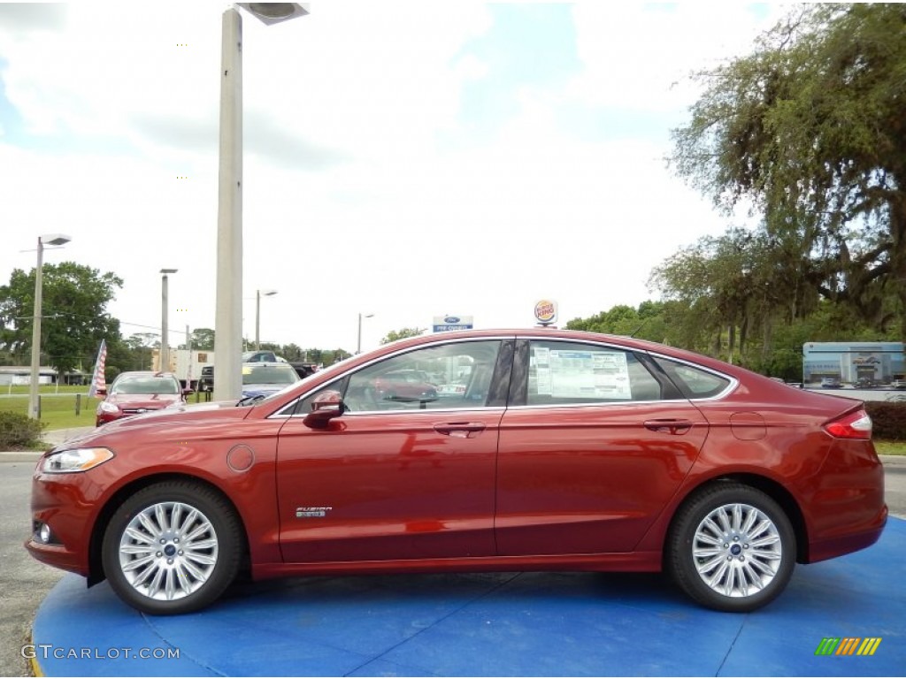 Sunset 2014 Ford Fusion Energi SE Exterior Photo #94268186