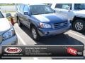 2005 Bluestone Metallic Toyota Highlander V6 4WD  photo #1