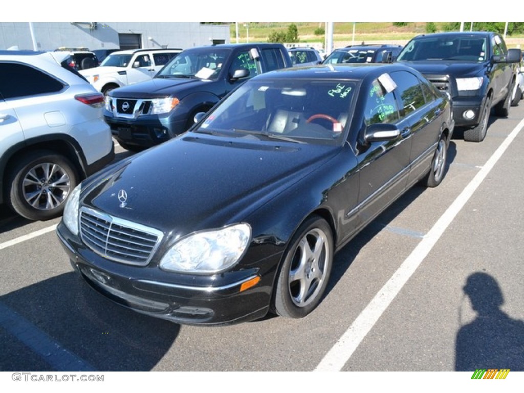 2004 S 430 Sedan - Black / Charcoal photo #4