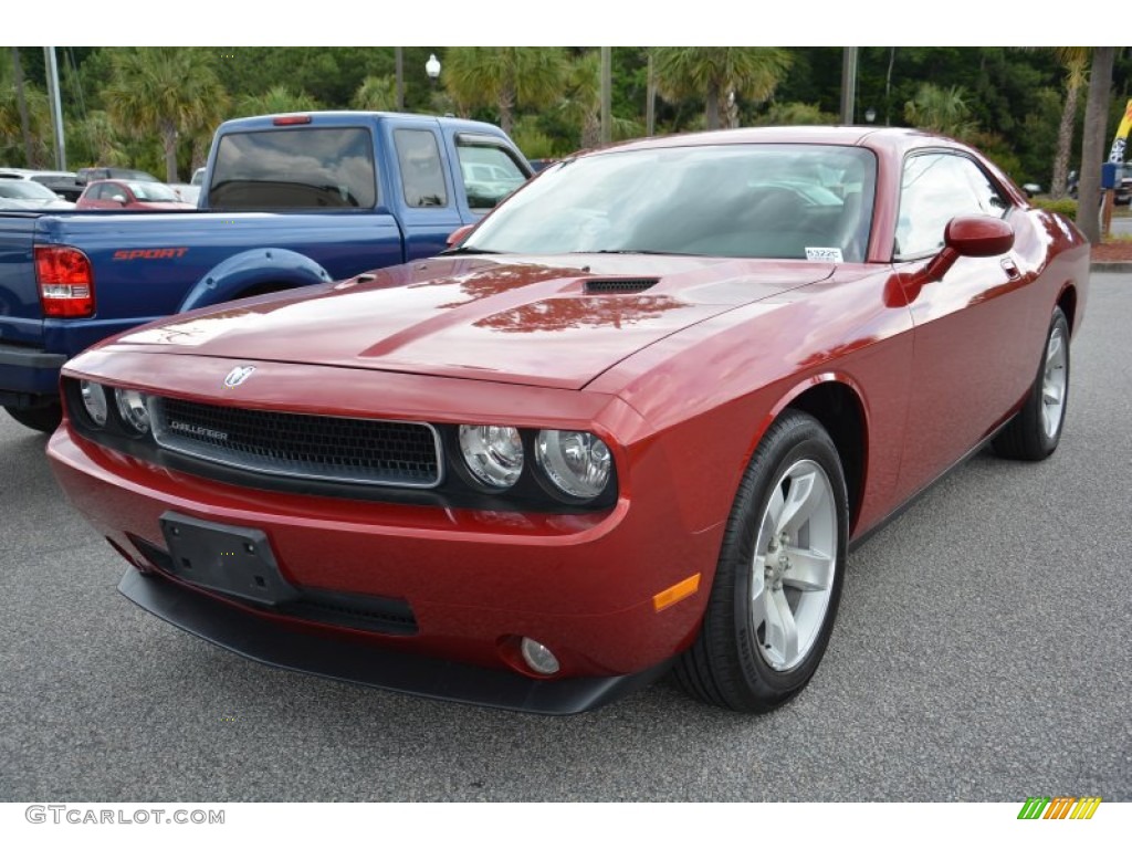 Inferno Red Crystal Pearl Coat 2009 Dodge Challenger SE Exterior Photo #94273349