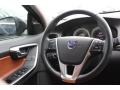 Beechwood Brown/Off Black Steering Wheel Photo for 2012 Volvo S60 #94273865