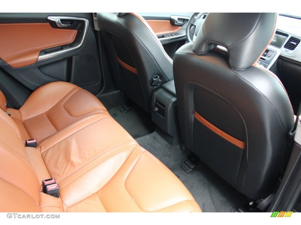 2012 S60 T5 - Black Sapphire Metallic / Beechwood Brown/Off Black photo #36