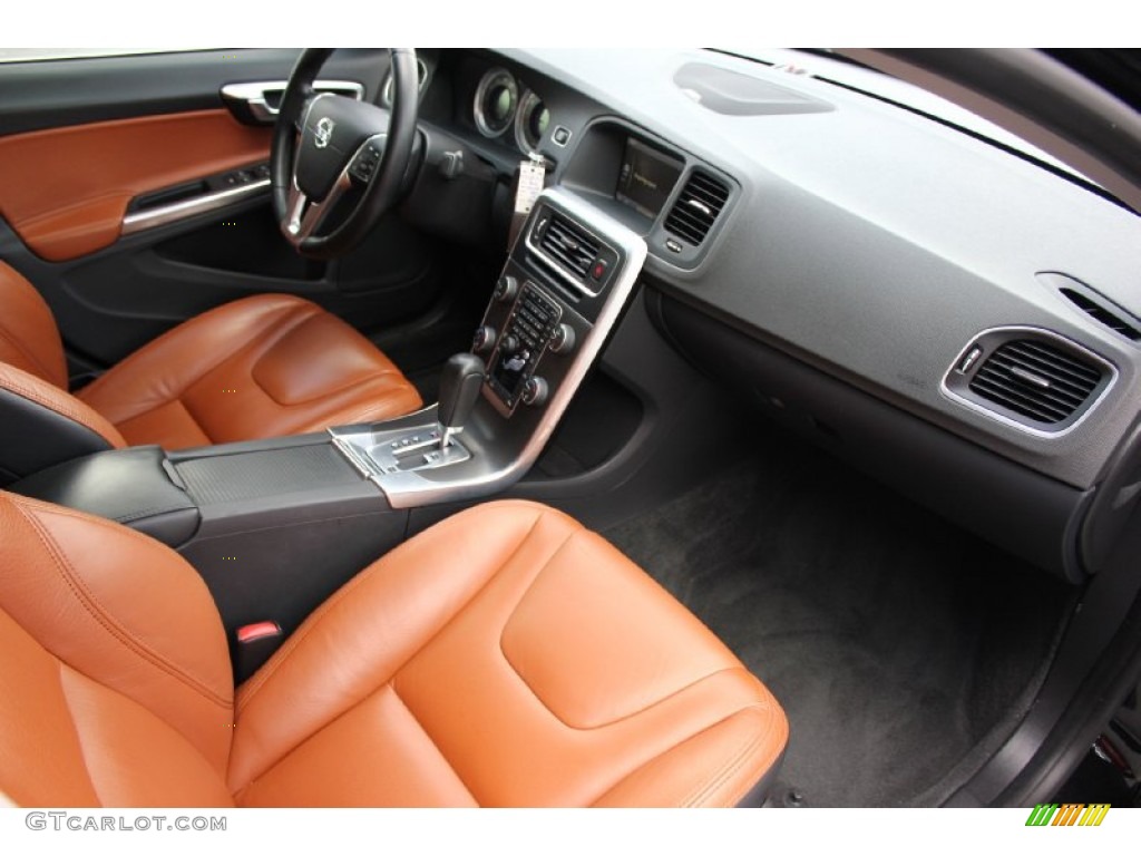 2012 S60 T5 - Black Sapphire Metallic / Beechwood Brown/Off Black photo #40