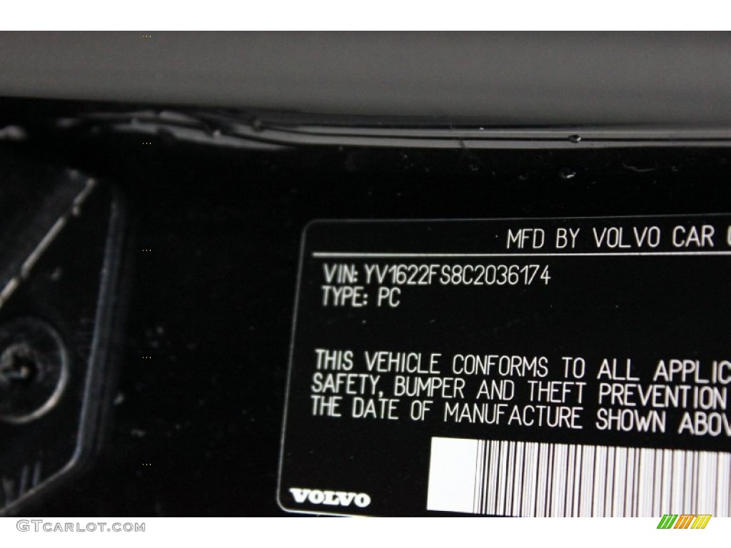2012 S60 T5 - Black Sapphire Metallic / Beechwood Brown/Off Black photo #46