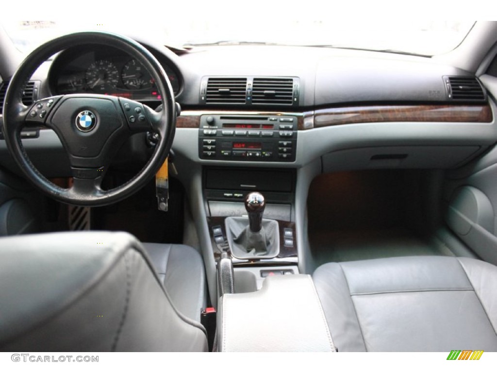 2000 BMW 3 Series 328i Coupe Grey Dashboard Photo #94274447