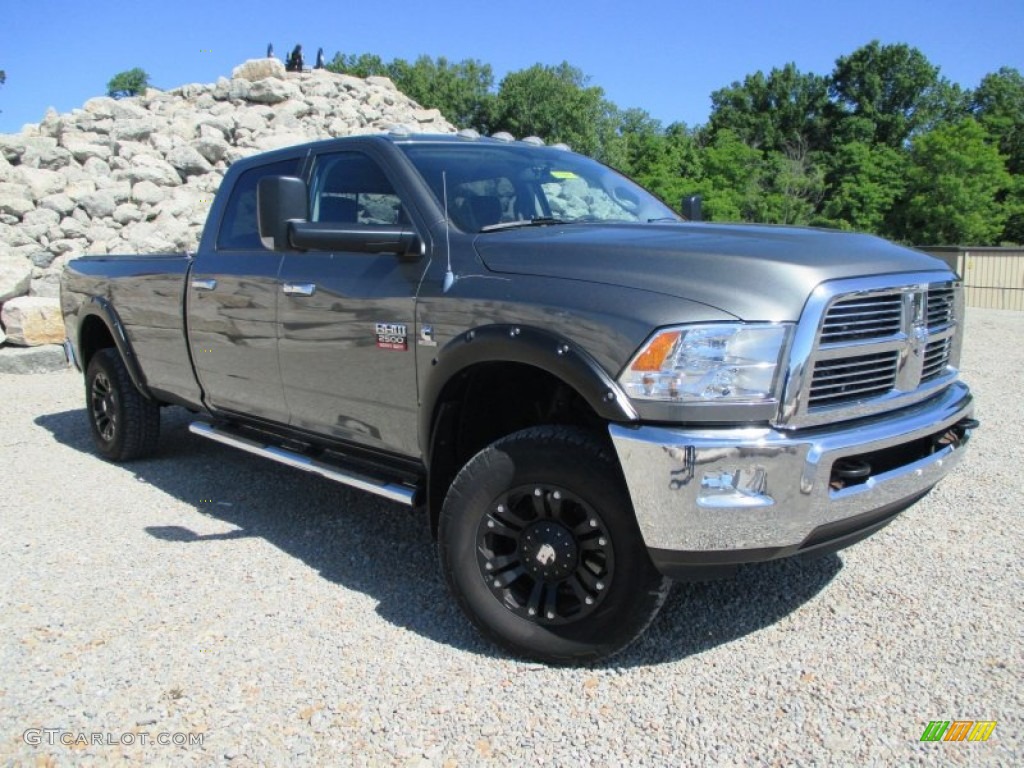 2011 Ram 2500 HD SLT Crew Cab 4x4 - Mineral Gray Metallic / Dark Slate Gray/Russet Brown photo #1