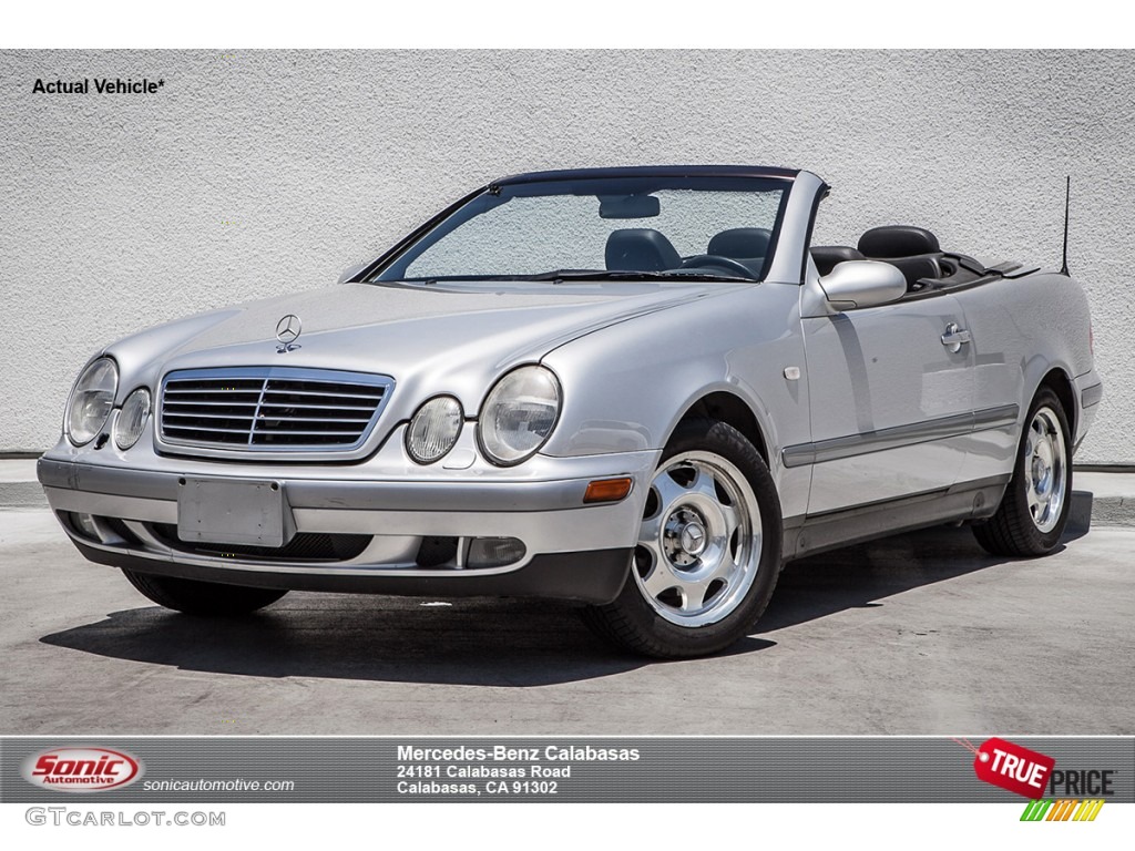 1999 CLK 320 Convertible - Brilliant Silver Metallic / Charcoal photo #1