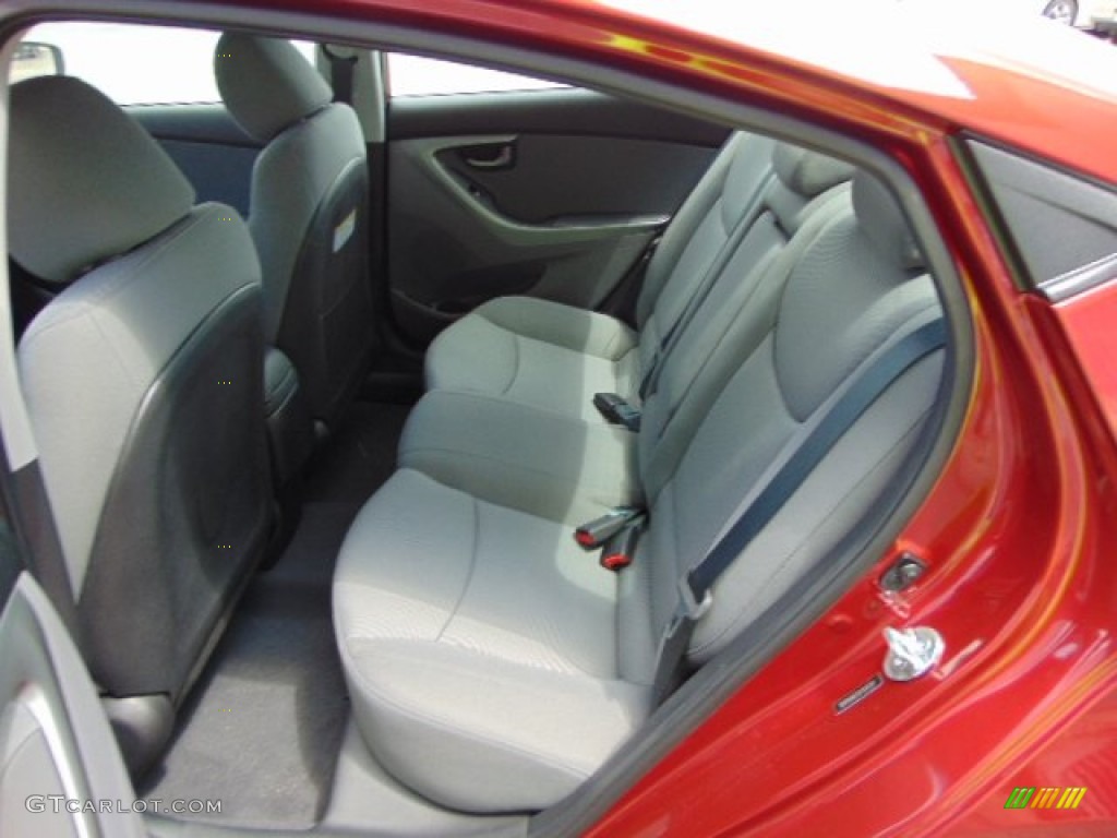 2014 Elantra SE Sedan - Red / Gray photo #14