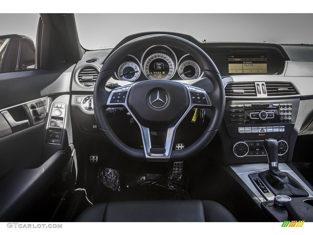 2012 Mercedes-Benz C 250 Sport Black Dashboard Photo #94276985