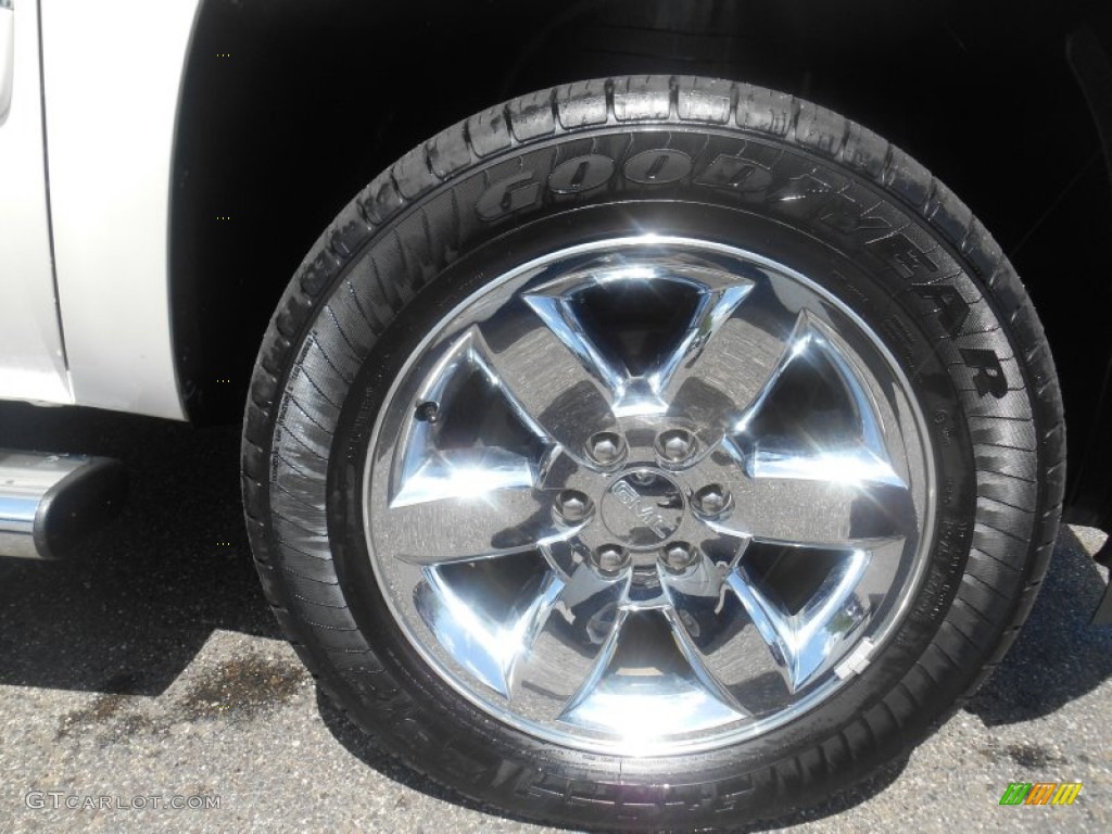 2013 Sierra 1500 SLT Crew Cab 4x4 - White Diamond Tricoat / Ebony photo #11