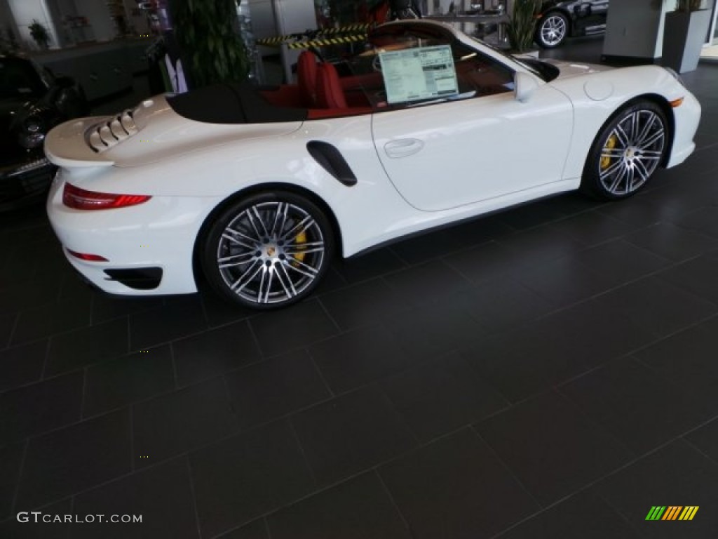 White 2014 Porsche 911 Turbo S Cabriolet Exterior Photo #94277582