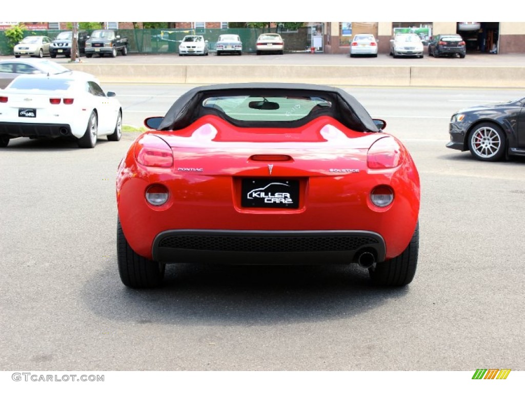2007 Solstice Roadster - Aggressive Red / Ebony photo #6