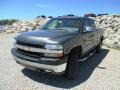 2002 Medium Charcoal Gray Metallic Chevrolet Silverado 2500 LT Extended Cab 4x4  photo #2