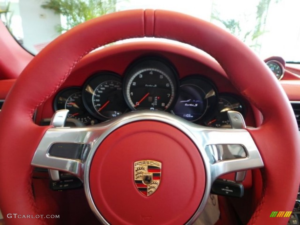 2014 Porsche 911 Turbo S Cabriolet Steering Wheel Photos