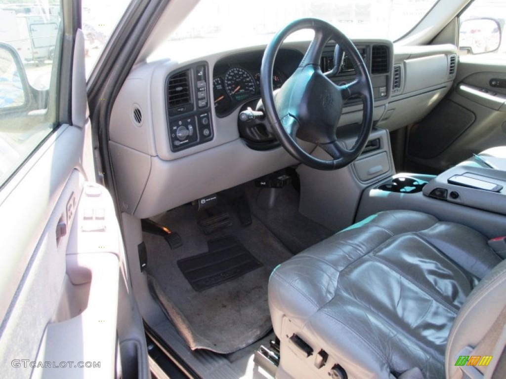 2002 Silverado 2500 LT Extended Cab 4x4 - Medium Charcoal Gray Metallic / Medium Gray photo #5