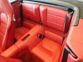Carrera Red Natural Leather Rear Seat Photo for 2014 Porsche 911 #94277792