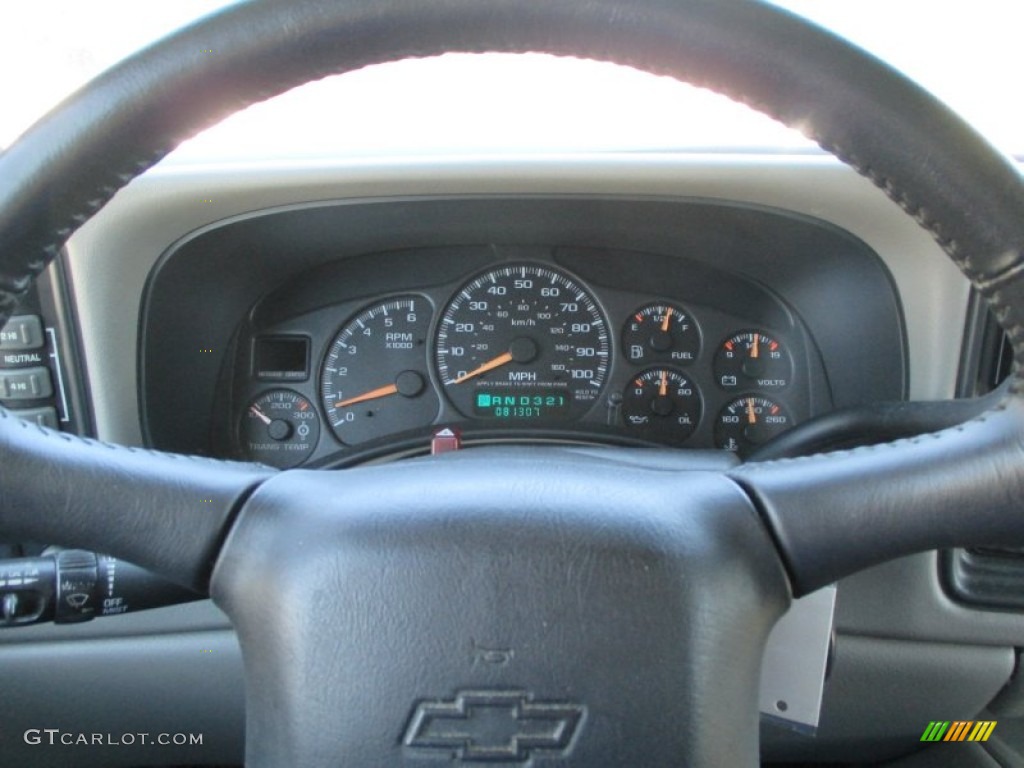 2002 Silverado 2500 LT Extended Cab 4x4 - Medium Charcoal Gray Metallic / Medium Gray photo #14