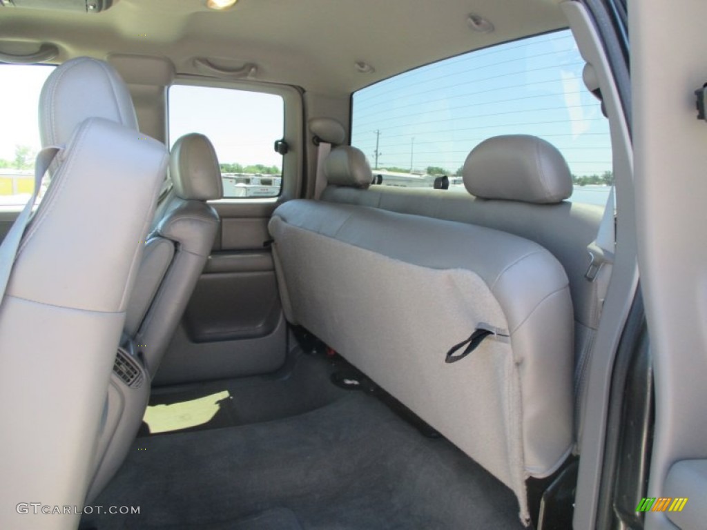 2002 Silverado 2500 LT Extended Cab 4x4 - Medium Charcoal Gray Metallic / Medium Gray photo #21