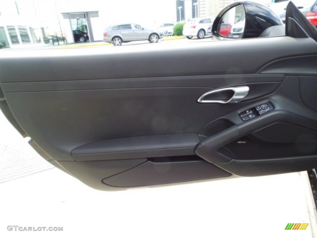 2014 Porsche Boxster S Black Door Panel Photo #94278791