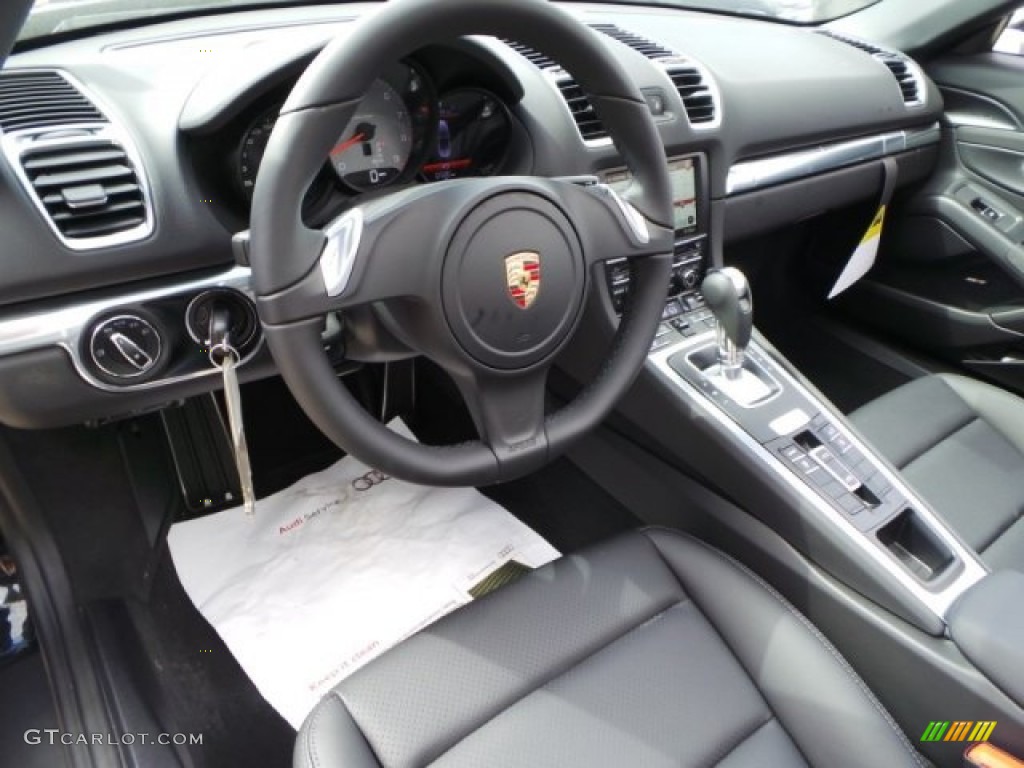 Black Interior 2014 Porsche Boxster S Photo #94278803