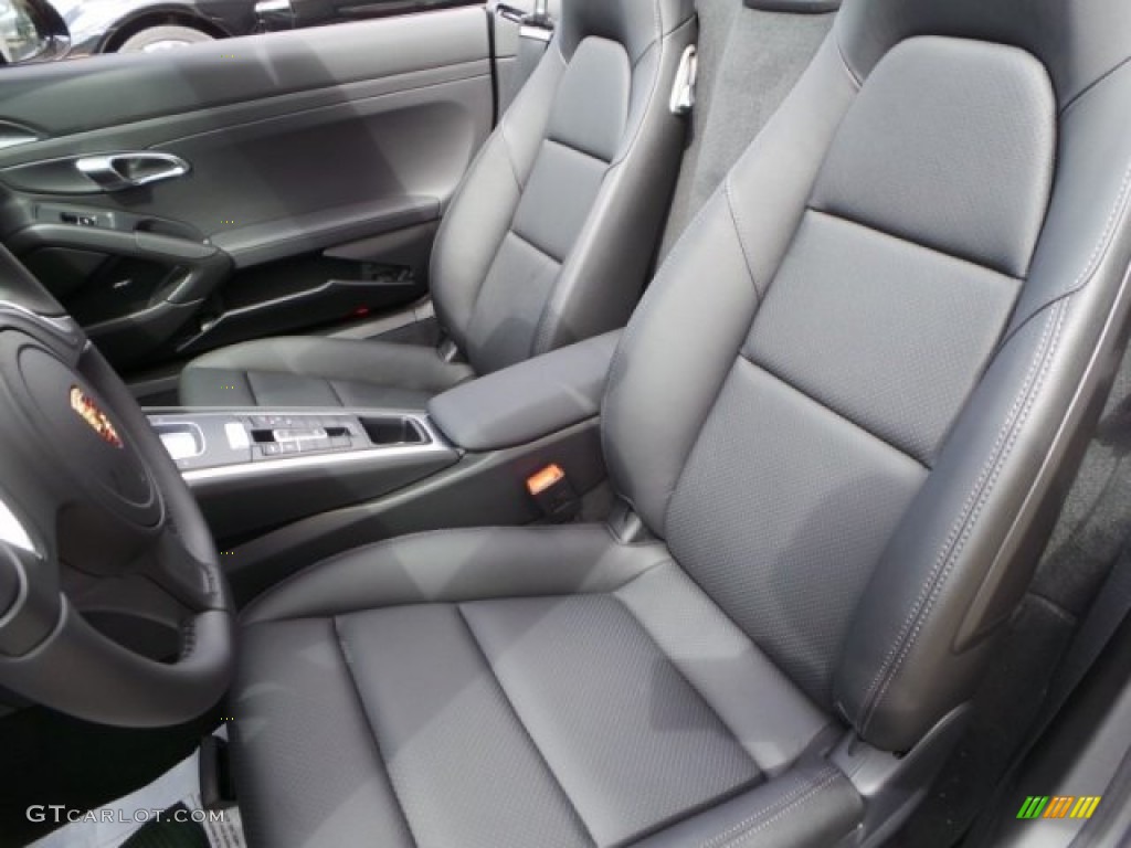 Black Interior 2014 Porsche Boxster S Photo #94278821